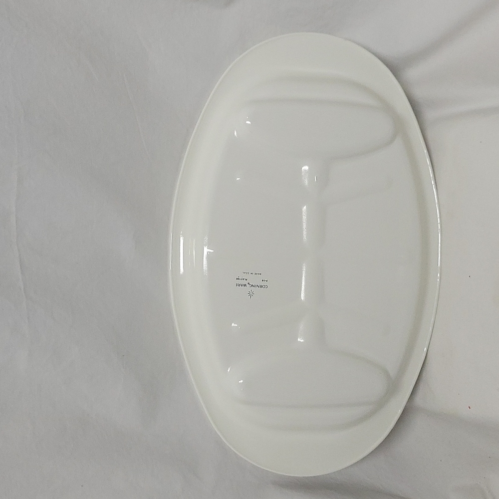 Blue Cornflower Corning Ware Platter P-19 - Picture 3 of 10